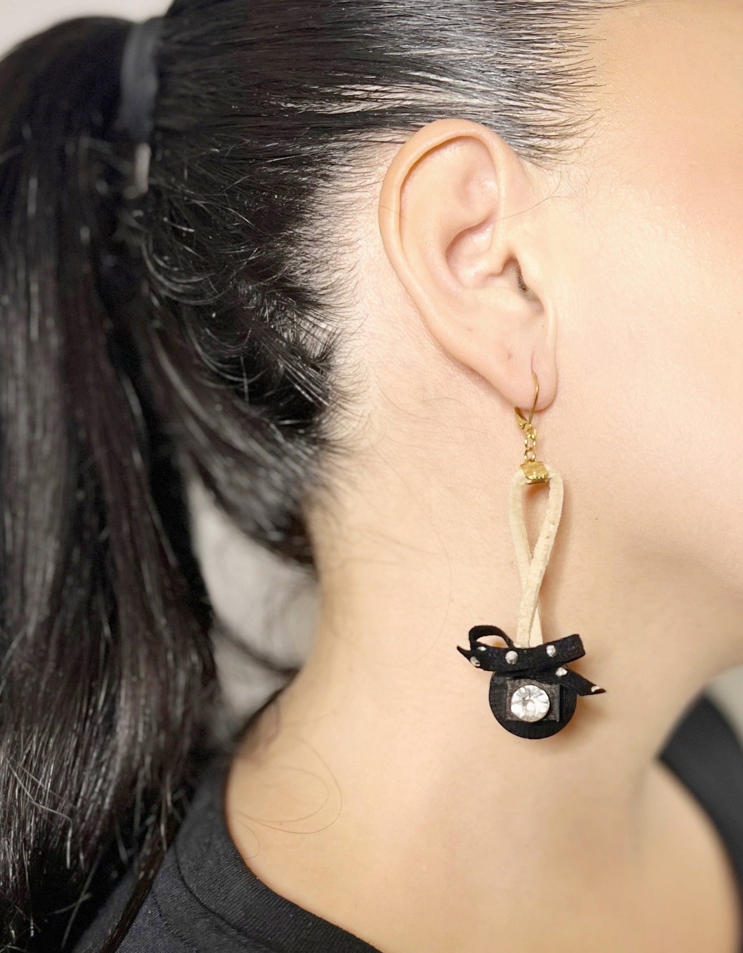 Holiday '24 Suede Dangling Earrings