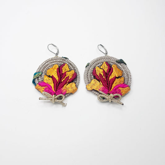 Flower earrings